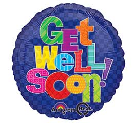 Get Well Soon Mylar Balloon