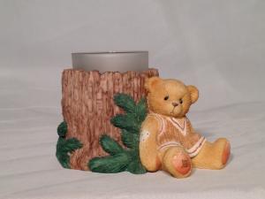 Girl with Tree Votive Holder