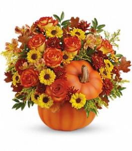 Warm Fall Wishes Bouquet - Premium