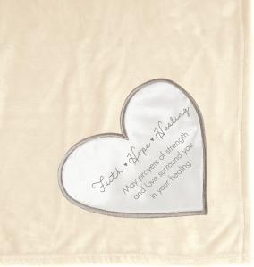 Faith Hope Healing Comfort Blanket