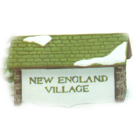 New England Village Sign