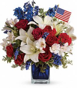 America the Beautiful by Teleflora - Premium